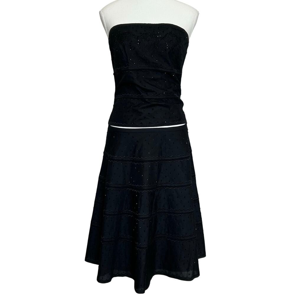 Y2k 2pc Strapless Set